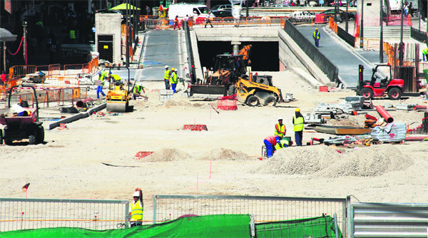 La calle Honorio Lozano, el mes de septiembre  (Foto: R. MIGUEL PEÑA)