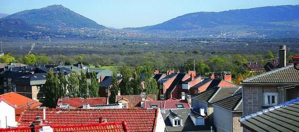 Panorámica de la Sierra desde la localidad de Guadarrama