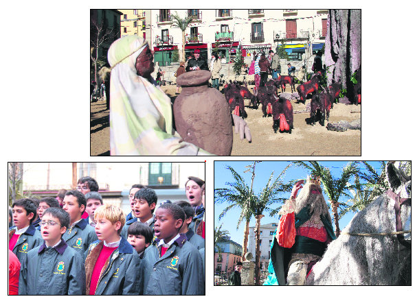 Miles de personas visitan estos días el Belén monumental de San Lorenzo