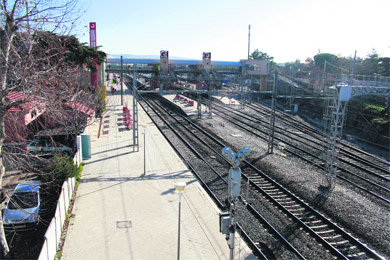 La estación de Villalba ya no es punto de paso al Norte  (Foto: R. M. P.)