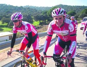 Carrasco, en un entrenamiento del Cajasur en tierras andaluzas, el pasado mes de diciembre  (Foto: CEDIDA )