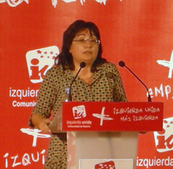 Muñoz, en el acto del sábado (Foto: Cedida)