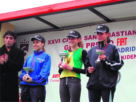 Beatriz Esteban, en el podio del Madrileño  (Foto: ARCHIVO )