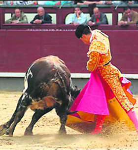 Pablo Lechuga, en un festejo en Las Ventas  (Foto: ARCHIVO)