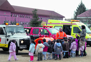 Jornada sobre los servicios de emergencias en el colegio Villa de Guadarrama