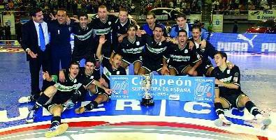 El Interviú, posando como campeón de la Supercopa  (Foto: LNFS)