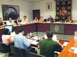 Imagen del pleno de julio de 2007 en el que el Ejecutivo aprobó la retirada del Plan General de Ordenación Urbana  (Foto: ARCHIVO)