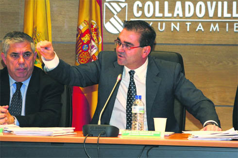 José Pablo González, en la sesión plenaria de ayer  (Foto: R. M. P.)