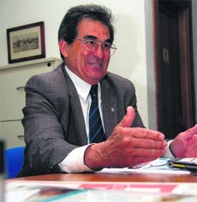 Julián Hurtado, uno de los ocho mayordomos de 2008  (Foto: R. M. P.)