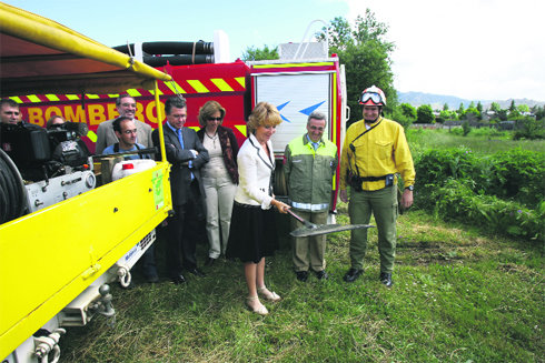 Esperanza Aguirre acudió el martes a la presentación del plan en Navacerrada  (Foto: C. DE MADRID)