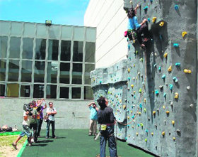 ‘Al filo de lo imposible’, 
en el rocódromo de San Lorenzo de El Escorial