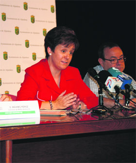 Marisol Casado, en la rueda de prensa del viernes  (Foto: Cedida)