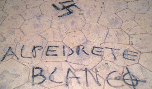 Los grupos nazis actúan en Alpedrete periódicamente  (Foto: Cedida)