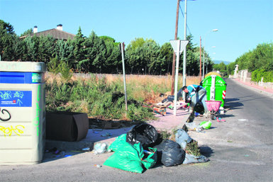 Vecinos de la zona de Romacalderas