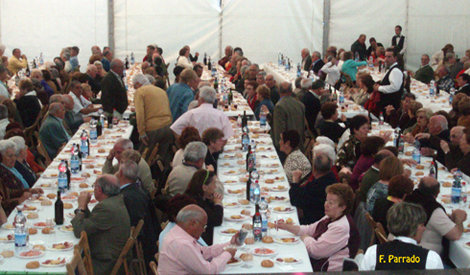 Imagen de la merienda (Foto: F. Parrado)