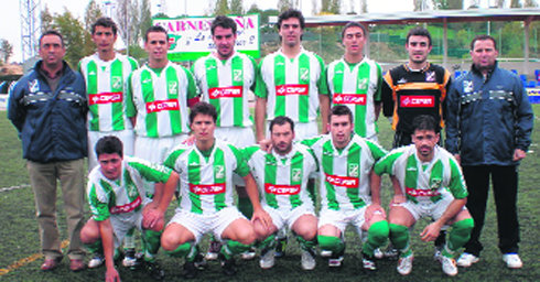 Once del Leones ante el Tres Cantos, el pasado domingo  (Foto: AT. LEONES)