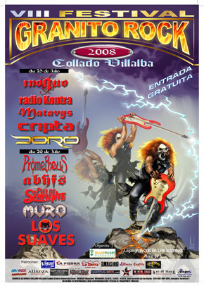 El cartel del festival Granitorock 2008, premiado