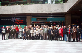 Los Mayores de El Escorial visitarón el museo de Cera de Madrid