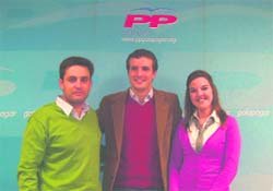 El Presidente de Nuevas Generaciones del Partido Popular de Madrid, Pablo Casado