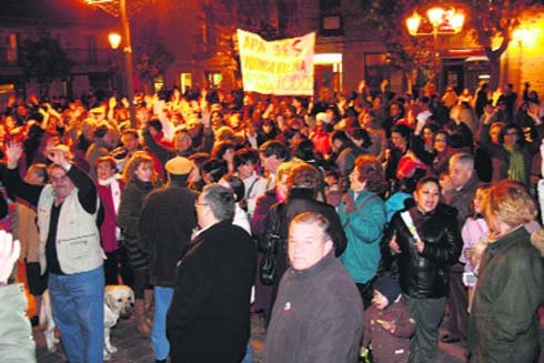 Imagen de la protesta celebrada el pasado viernes  (Foto: CEDIDA)