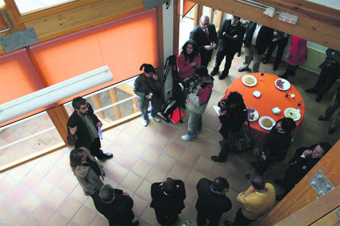 Los técnicos guiaron la visita a las instalaciones  (Foto: A. O.)