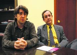 Antonio García Dopico y Manuel Ruiz, de UPyD  (Foto: A. O.)