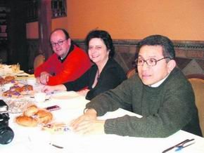 Hans A. Bock, Carmen Toledano y José Eduardo Ruiz / CEDIDA