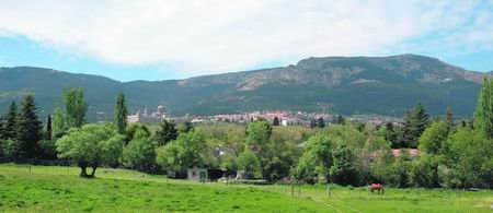 Vista del paraje protegido del monte Abantos desde El Escorial / ARCHIVO