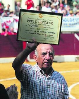 Victorino será homenajeado hoy en su pueblo / ARCHIVO