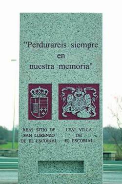 Imagen del monolito en homenaje a las víctimas / CEDIDA