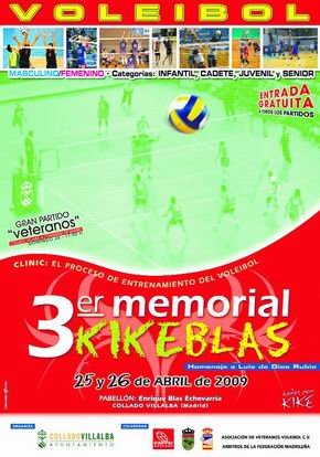 Cartel del tercer Memorial Quique Blas / CEDIDO