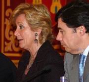 El vicepresidente, Ignacio González, y Esperanza Aguirre 