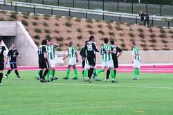 Imagen del partido del Atlético Leones ante el líder San Fernando, jugado en el Nuevo Raso / ARCHIVO