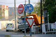 Las obras de la calle Galapagar han provocado el corte (Foto: M.T. )