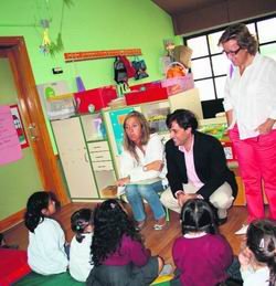 El alcalde inaugura el curso en el colegio San Gregorio