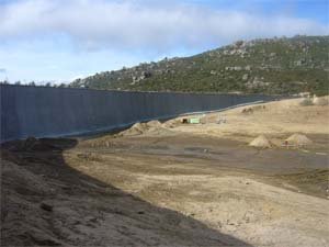 Terminan los trabajos de mejora en la presa Majada del Espino