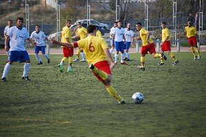 El CUC Villalba llevó poco peligro a la puerta del Torrelodones (Foto: E. P.)