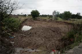 Imagen de la parcela del barrio de San Gregorio donde se construirá el Centro de Salud