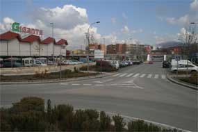 Vista del polígono industrial y comercial del P-29 en Collado Villalba