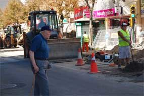 Los trabajos en la calle Real están a punto de finalizar