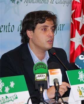 El alcalde de Galapagar, Daniel Pérez (PP)