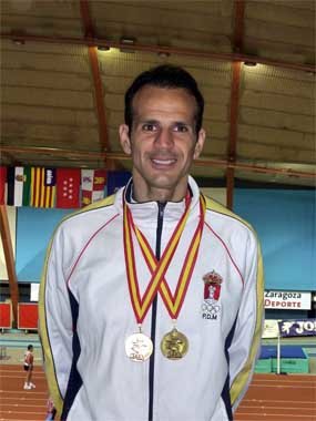 El guadarrameño Juan Carlos Cuadrillero, campeón de España de veteranos en 800 y 1.500 metros 