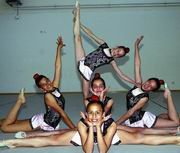 Las alumnas de rítmica triunfaron en Navalcarnero (Foto: C. V.)