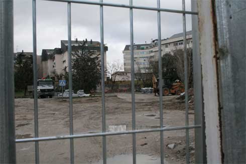 La finca de Malvaloca, convertida en almacén de una constructora