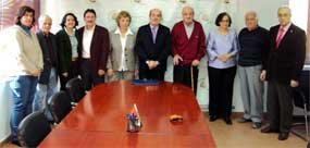 El alcalde de El Escorial se reúne con los trabajadores que serán homenajeados en San Bernabé