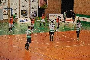 Imagen del partido disputado el sábado en el polideportivo municipal de El Escorial (Foto: E. P.)