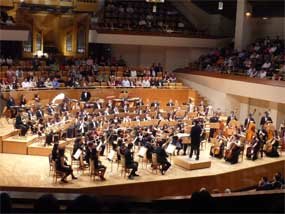 Imagen de la JORCAM en un concierto en el Auditorio Nacional de Madrid