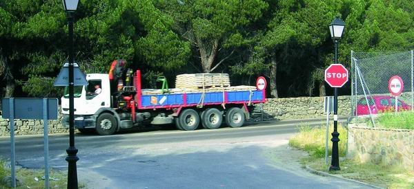 Peligro por la carretera del puerto