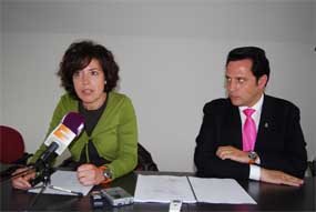 Susana Domínguez y Javier Martínez, en rueda de prensa