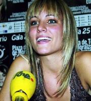 Edurne, en
la fiesta del 
deporte 
de la Sierra